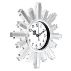 УЦЕНКА Часы настенные интерьерные «Солнце», дискретный ход, 25.5×25.5 см, циферблат d=11 см, золотистые, от батарейки 1×АА - Фото 5