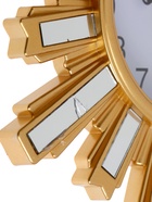 УЦЕНКА Часы настенные интерьерные «Солнце», дискретный ход, 25.5×25.5 см, циферблат d=11 см, золотистые, от батарейки 1×АА - Фото 8