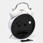 УЦЕНКА Будильник "Прованс", дискретный ход, d-9 см, с подсветкой, 17 х 11 см - Фото 3