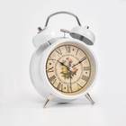 УЦЕНКА Будильник "Прованс", дискретный ход, d-9 см, с подсветкой, 17 х 11 см - Фото 5