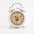 УЦЕНКА Будильник "Прованс", дискретный ход, d-9 см, с подсветкой, 17 х 11 см - Фото 7