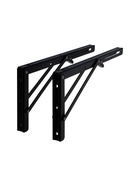 УЦЕНКА Кронштейн складной для столов и полок ТУНДРА, K001, 2 шт., длина 350 мм, сталь цвет черный 9 - Фото 2