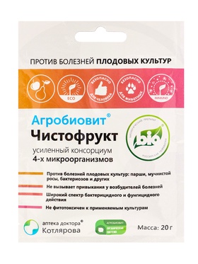 Агробиовит Чистофрукт 20 г. саше-пакет 10947746