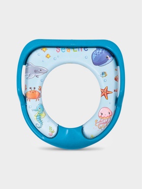 Сиденье для унитаза детское с ручками "Морская жизнь"