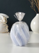 Свеча-цилиндр 9×8 см, 220 г, с нарезкой, лаванда - фото 63634301