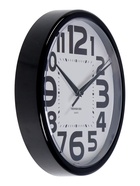 УЦЕНКА Часы настенные, серия: Классика, плавный ход, d=23 см, черные - Фото 1