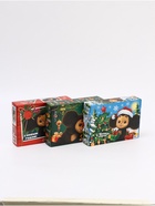 Набор подарочных коробок 3 шт «Новый год», Чебурашка, 21 × 15 × 5 см - фото 63634346