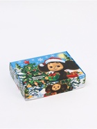 Набор подарочных коробок 3 шт «Новый год», Чебурашка, 21 × 15 × 5 см - фото 63634347