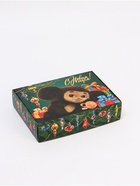 Набор подарочных коробок 3 шт «Новый год», Чебурашка, 21 × 15 × 5 см - фото 63634351