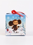 Набор подарочных коробок 3 шт «Новый год», Чебурашка , 12 × 12 × 12 см - фото 63634368