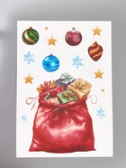 Виниловые наклейки «Новогодняя история», 35 × 50 см, 4 листа  (артикул 10863267)  большой выбор товаров оптом и в розницу по низким ценам с доставкой