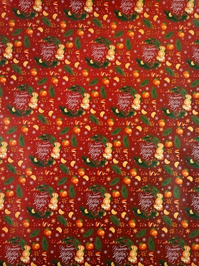 Набор упаковочной бумаги «Зимняя сказка», 4 листа, 70 × 100 см