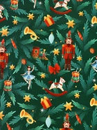 Набор упаковочной бумаги «Новый 2026 год лошади», 4 листа, 70 × 100 см 10863491