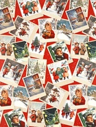 Набор упаковочной бумаги «Новогодняя», 4 листа, 70 × 100 см 10863494