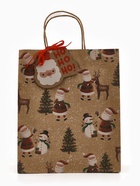 Набор подарочных крафтовых пакетов «Новый год», 3 шт,  25,4 × 30,5 × 12,7 см - фото 119717548