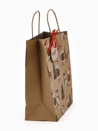 Набор подарочных крафтовых пакетов «Новый год», 3 шт,  25,4 × 30,5 × 12,7 см - фото 119717549