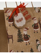 Набор подарочных крафтовых пакетов «Новый год», 3 шт,  25,4 × 30,5 × 12,7 см - фото 119717550