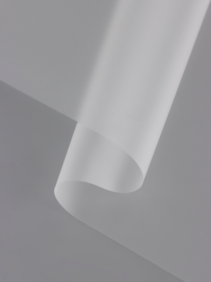 Пленка матовая, прозрачная, для цветов и флористики, 80 см × 13 м ±5% 400 г, 40 мкм - Фото 1