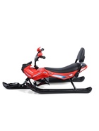 УЦЕНКА Снегокат Snowpatrol 2, со спинкой, с фонариком, красный, чёрный, SND4/1 Nika Kids - Фото 8