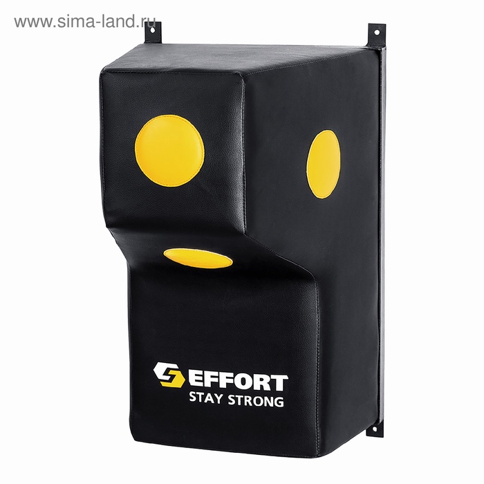 УЦЕНКА Подушка боксёрская настенная EFFORT, Г-образная, с мишенями, 60×40×40 см - Фото 1