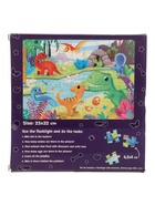 УЦЕНКА Пазл светящийся в темноте «Динозавры», 63 детали, с фонариком - Фото 4