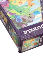 УЦЕНКА Пазл светящийся в темноте «Динозавры», 63 детали, с фонариком - Фото 6