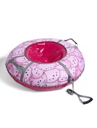 Тюбинг – ватрушка «Котики», диаметр чехла 100 см, розовая, Winter Star 10873222