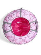 Тюбинг – ватрушка «Котики», диаметр чехла 100 см, розовая, Winter Star 10873222