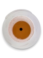 Горшок цветочный с поддоном 1,4 л, d15/h13 см белый керамика, "Голландия" (М) 10959214