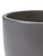 Горшок цветочный с поддоном 1,4 л, d15/h13 см серый керамика, "Туман" (М) 10959216