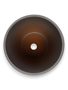 Горшок цветочный с поддоном 1,4 л, d15/h13 см серый керамика, "Туман" (М) 10959216