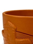 Горшок для цветов «Голландия», 1.4 л, d=14.5 см, h=13 см, керамический, с поддоном, коричневый - фото 23599005