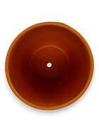 Горшок для цветов «Голландия», 1.4 л, d=14.5 см, h=13 см, керамический, с поддоном, коричневый - фото 23599008