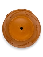 Горшок для цветов «Голландия», 1.4 л, d=14.5 см, h=13 см, керамический, с поддоном, коричневый - фото 23599009