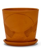 Горшок для цветов «Голландия», 1.45 л, d=15 см, h=13.5 см, керамический, с поддоном, коричневый 10959219