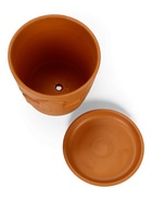 Горшок для цветов «Голландия», 1.45 л, d=15 см, h=13.5 см, керамический, с поддоном, коричневый 10959219