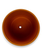 Горшок для цветов «Голландия», 1.45 л, d=15 см, h=13.5 см, керамический, с поддоном, коричневый 10959219