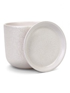 Горшок для цветов «Жемчуг», 1.6 л, d=14.5 см, h=13 см, керамический, с поддоном, белый 10959221