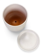 Горшок для цветов «Жемчуг», 1.6 л, d=14.5 см, h=13 см, керамический, с поддоном, белый 10959221