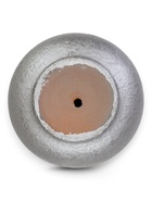 Горшок для цветов «Жемчуг», 1.6 л, d=15 см, h=13 см, керамический, с поддоном, серый 10959222