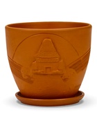 Горшок для цветов «Голландия», 2.5 л, d=17.5 см, h=15.5 см, керамический, с поддоном, коричневый 10959226