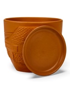 Горшок для цветов «Голландия», 2.5 л, d=17.5 см, h=15.5 см, керамический, с поддоном, коричневый 10959226