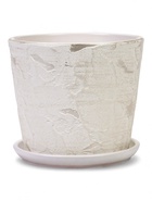 Горшок для цветов «Венера», 2.6 л, d=18 см, h=16 см, керамический, с поддоном, белый 10959227