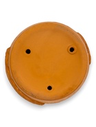 Горшок для цветов «Голландия», 2.6 л, d=17.5 см, h=16 см, керамический, с поддоном, коричневый 10959228