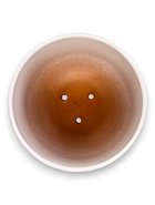 Горшок для цветов «Жемчуг», 3 л, d=17.5 см, h=15.5 см, керамический, с поддоном, белый 10959229