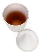 Горшок цветочный с поддоном 4,75 л, d22/h20 см белый керамика, "Венера" (М) 10959232