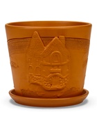 Горшок цветочный с поддоном 4,75 л, d22/h20 см терр-т керамика, "Голландия" (М) 10959233