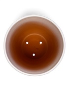 Горшок цветочный с поддоном 5 л, d122/h19,5 см белый керамика, "Голландия" (М) 10959234