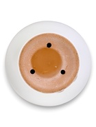 Горшок цветочный с поддоном 5 л, d122/h19,5 см капучино керамика, "Туман" (М) 10959235