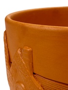 Горшок для цветов «Голландия», 5 л, d=22 см, h=19.5 см, керамический, с поддоном, коричневый 10959237